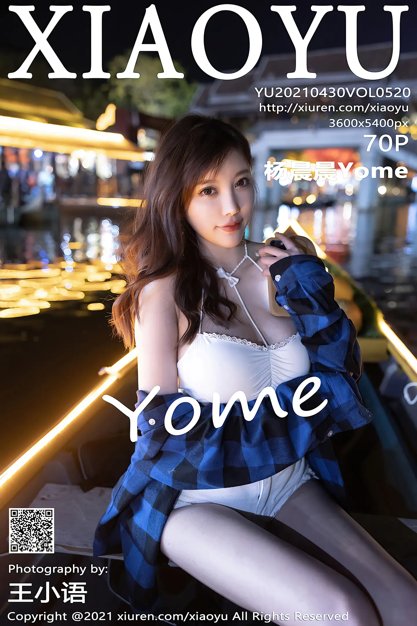 [XiaoYu画语界]Vol.520_女神杨晨晨sugar西双版纳旅拍性感内衣配丁字裤秀翘臀诱惑写真70P-秀人网 - XiuRen.Pro